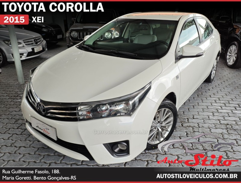 corolla 2.0 xei 16v flex 4p automatico 2015 bento goncalves
