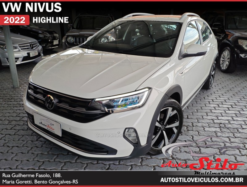 nivus 1.0 tsi highline flex 4p automatico 2022 bento goncalves