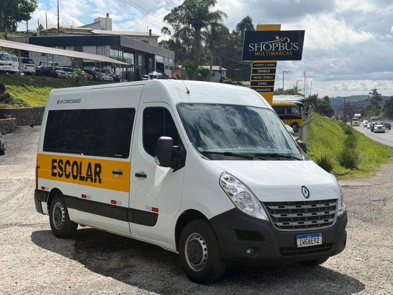 master 2.3 dci minibus escolar l2h2 20 lugares 16v diesel 4p manual 2015 caxias do sul