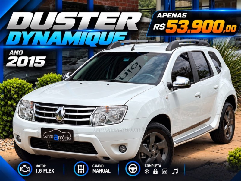duster 1.6 dynamique 4x2 16v flex 4p manual 2015 lagoa vermelha