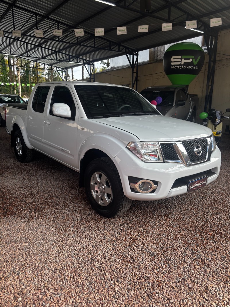 frontier 2.5 le 4x4 cd turbo eletronic diesel 4p automatico 2016 canela