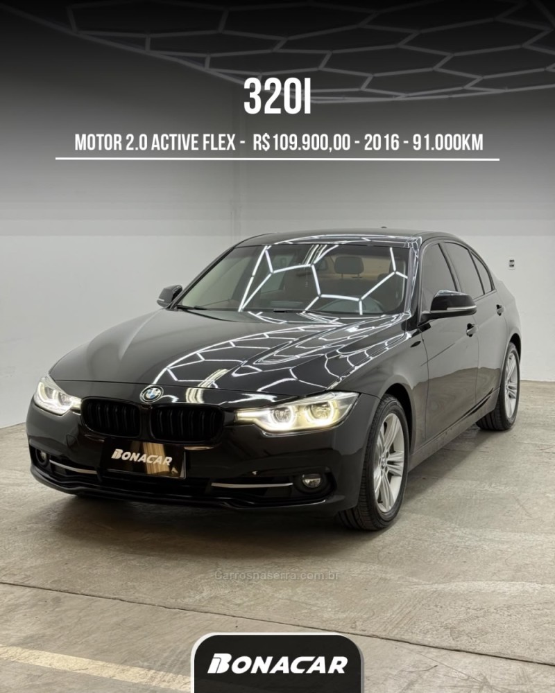 320i 2.0 gp 16v turbo active flex 4p automatico 2016 caxias do sul