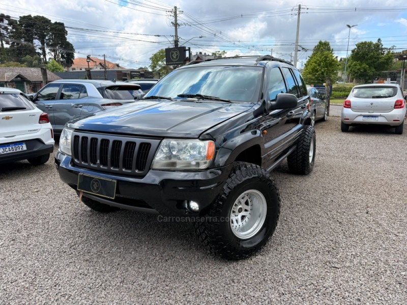 grand cherokee 4.7 limited quadra drive 4x4 v8 16v gasolina 4p automatico 2004 canela