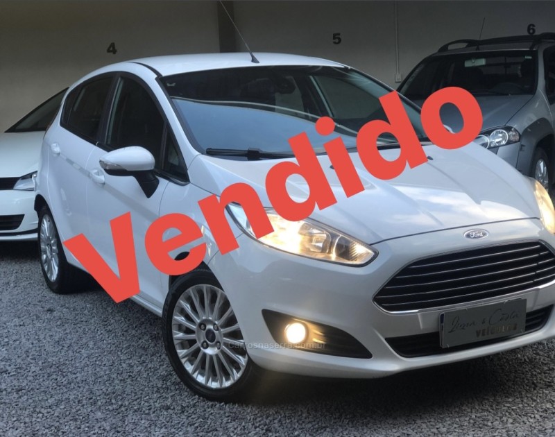 fiesta 1.6 titanium plus hatch 16v flex 4p powershift 2015 caxias do sul