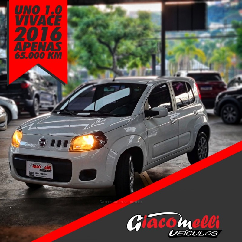 uno 1.0 evo vivace 8v flex 4p manual 2016 caxias do sul