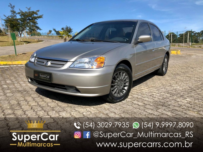 civic 1.7 ex 16v gasolina 4p automatico 2003 caxias do sul