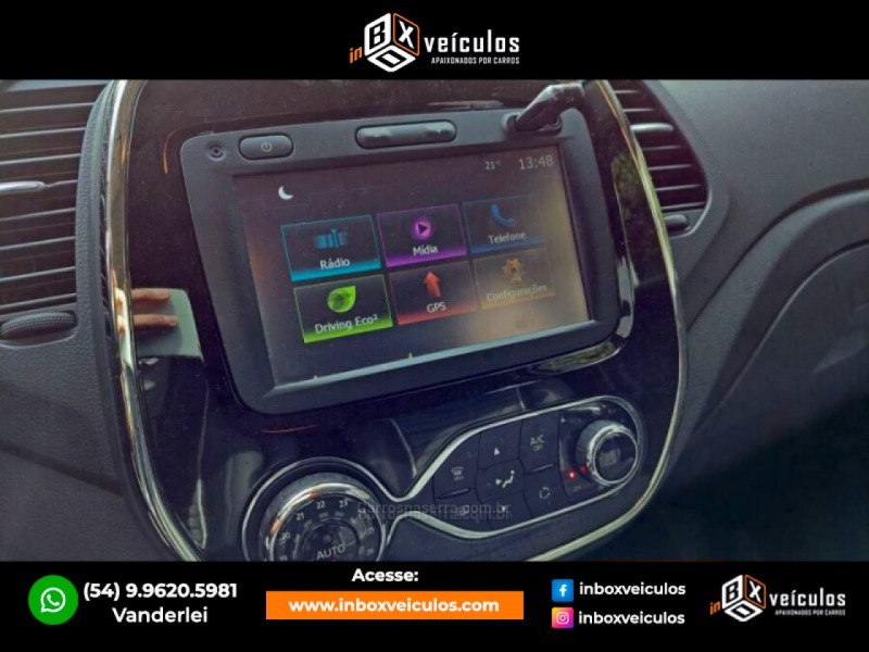 CAPTUR 1.6 16V FLEX INTENSE AUTOMÁTICO - 2019 - GRAMADO