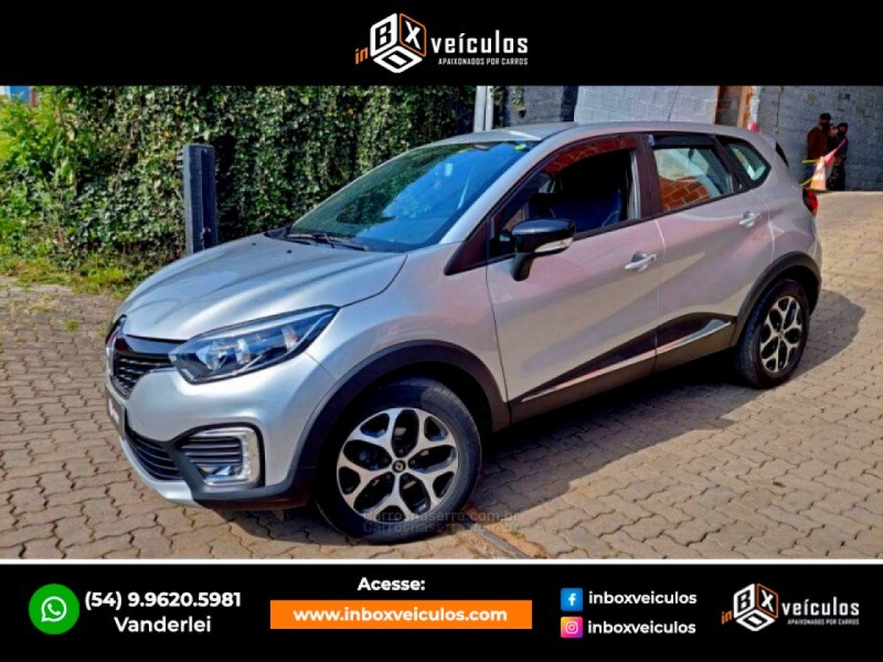 captur 1.6 16v flex intense automatico 2019 gramado