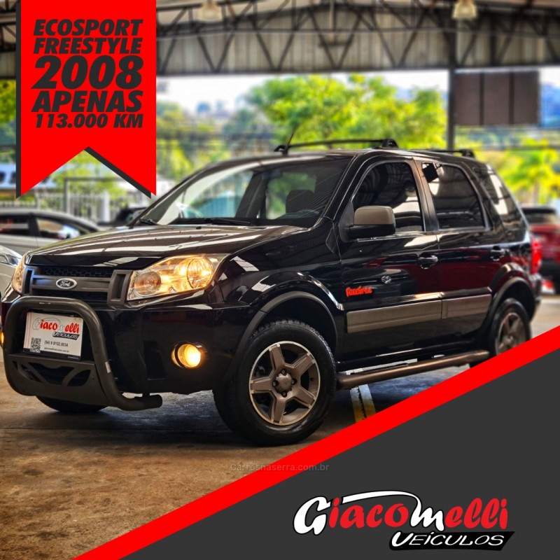 ecosport 1.6 xlt 8v flex 4p manual 2008 caxias do sul