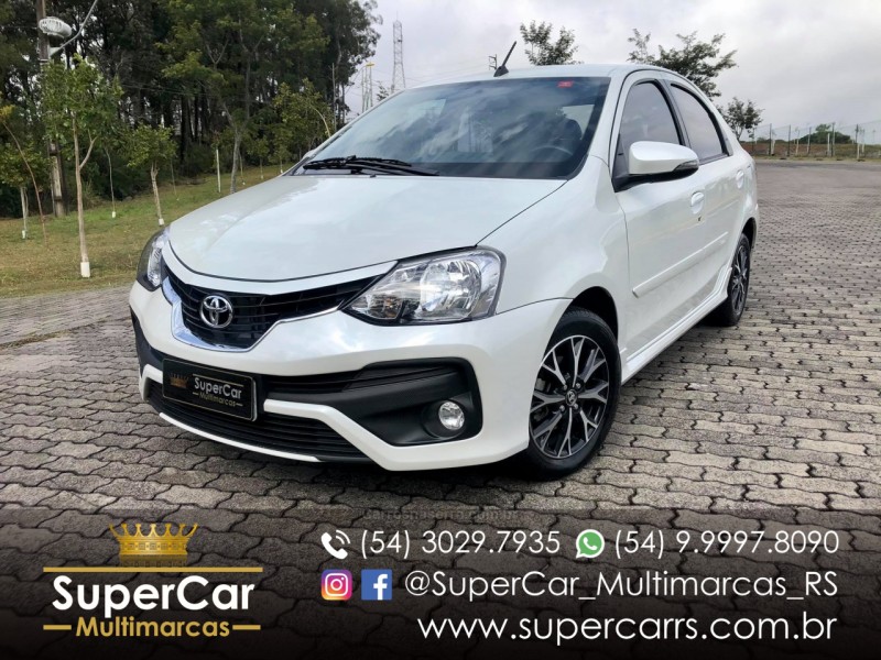 etios 1.5 platinum sedan 16v flex 4p automatico 2018 caxias do sul