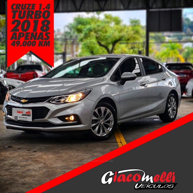 cruze 1.4 turbo lt 16v flex 4p automatico 2018 caxias do sul