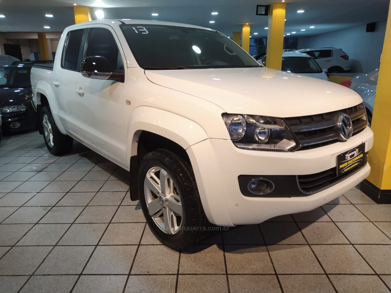 AMAROK 2.0 HIGHLINE 4X4 CD 16V TURBO INTERCOOLER DIESEL 4P AUTOMÁTICO - 2013 - CAXIAS DO SUL