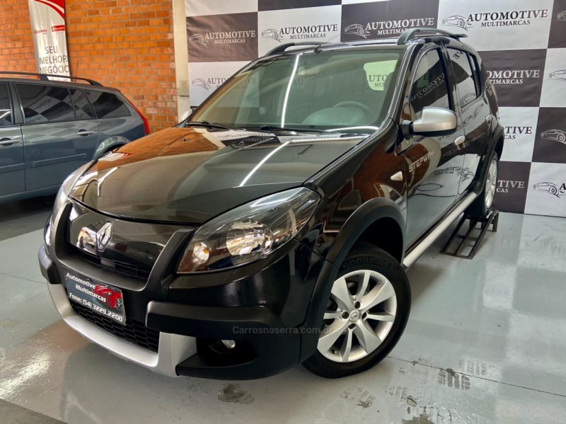sandero 1.6 stepway 16v flex 4p manual 2013 caxias do sul