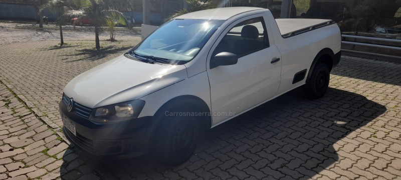 saveiro 1.6 mi cs 8v flex 2p manual g.vi 2014 nova prata