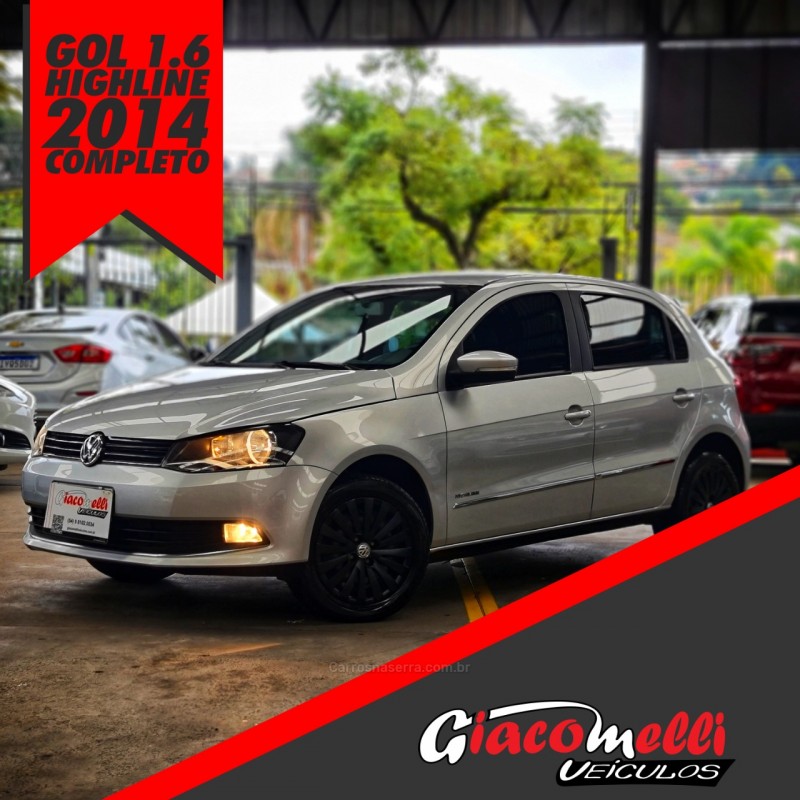 gol 1.6 mi highline 8v flex 4p manual 2014 caxias do sul