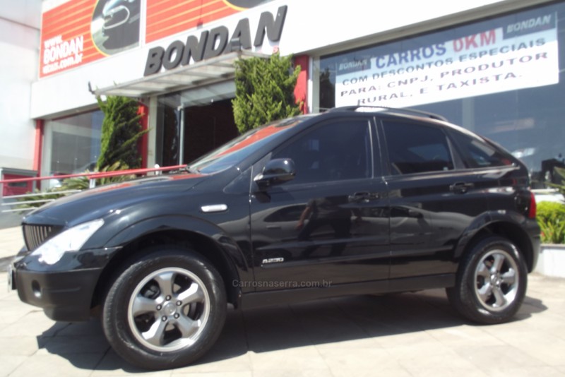 actyon 2.3 glx 4x2 16v 150cv gasolina 4p automatico 2011 farroupilha