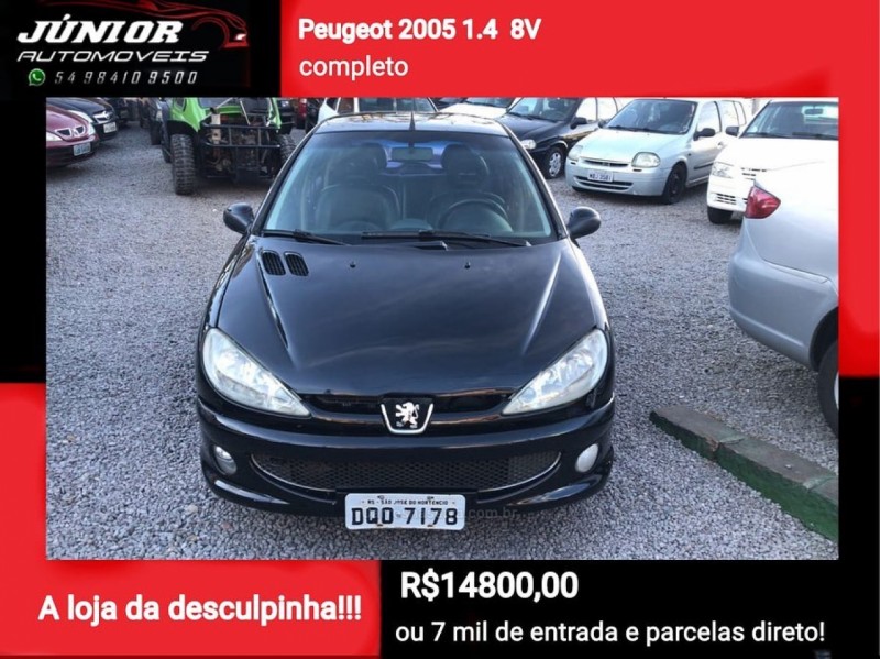 206 1.4 presence 8v gasolina 4p manual 2005 caxias do sul