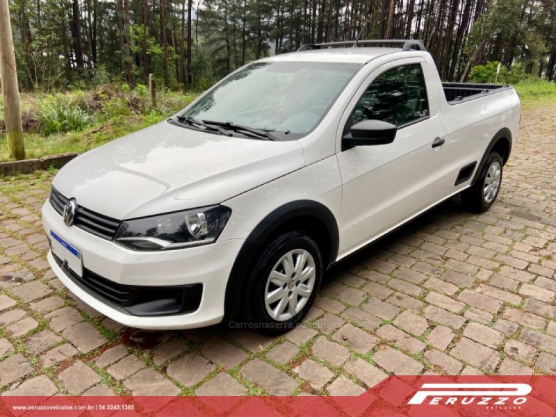 saveiro 1.6 mi cs 8v flex 2p manual g.vi 2015 nova prata