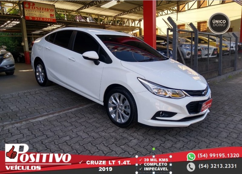 cruze 1.4 turbo lt 16v flex 4p automatico 2019 caxias do sul