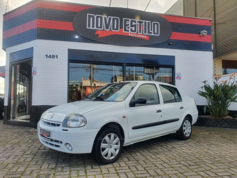 clio 1.0 rt sedan 16v gasolina 4p manual 2002 caxias do sul