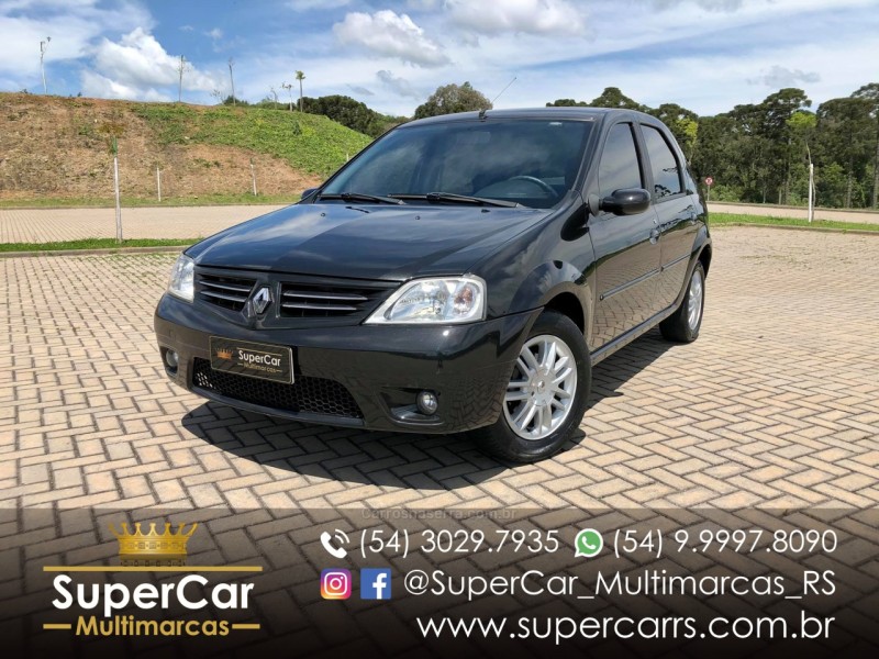 logan 1.6 privilege 16v flex 4p manual 2009 caxias do sul