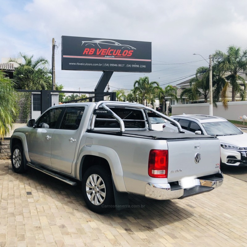 AMAROK 2.0 HIGHLINE 4X4 CD 16V TURBO INTERCOOLER DIESEL 4P AUTOMÁTICO - 2013 - GUAPORé