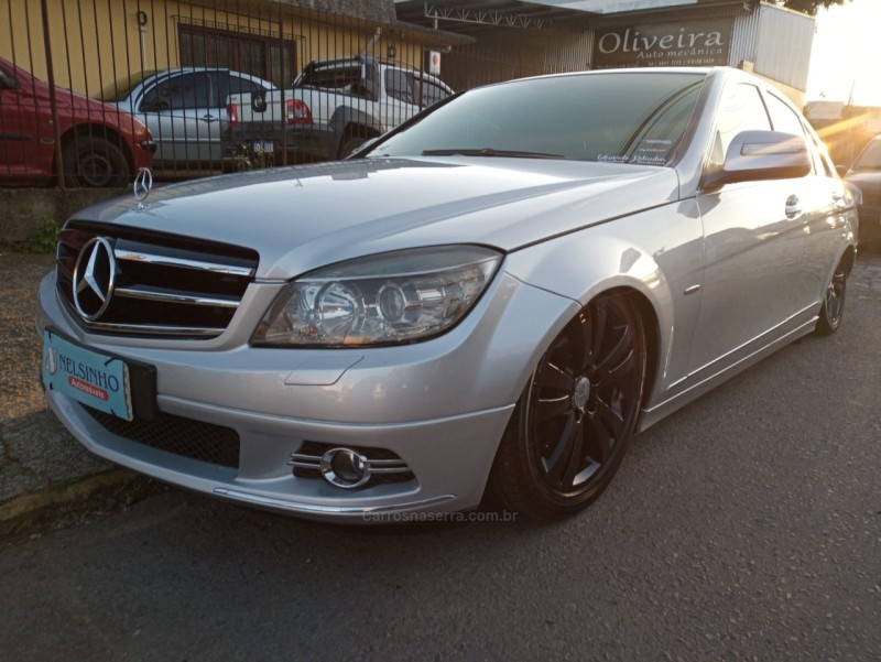 c 200 k 1.8 avantgarde kompressor gasolina 4p automatico 2008 caxias do sul