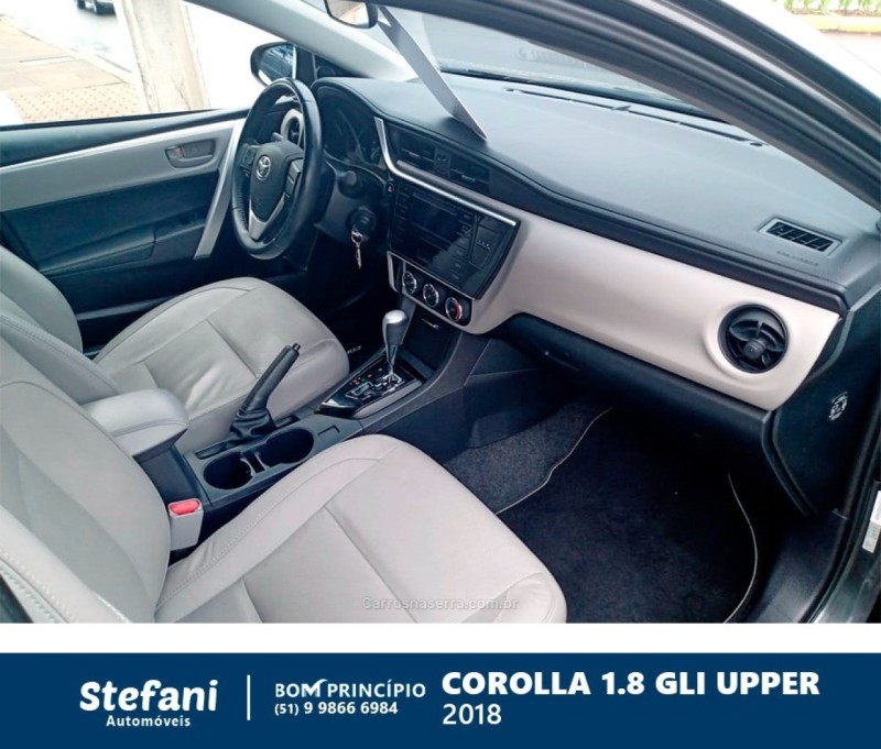 COROLLA 1.8 GLI UPPER 16V FLEX 4P AUTOMÁTICO - 2018 - BOM PRINCíPIO