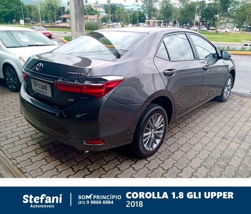 COROLLA 1.8 GLI UPPER 16V FLEX 4P AUTOMÁTICO - 2018 - BOM PRINCíPIO