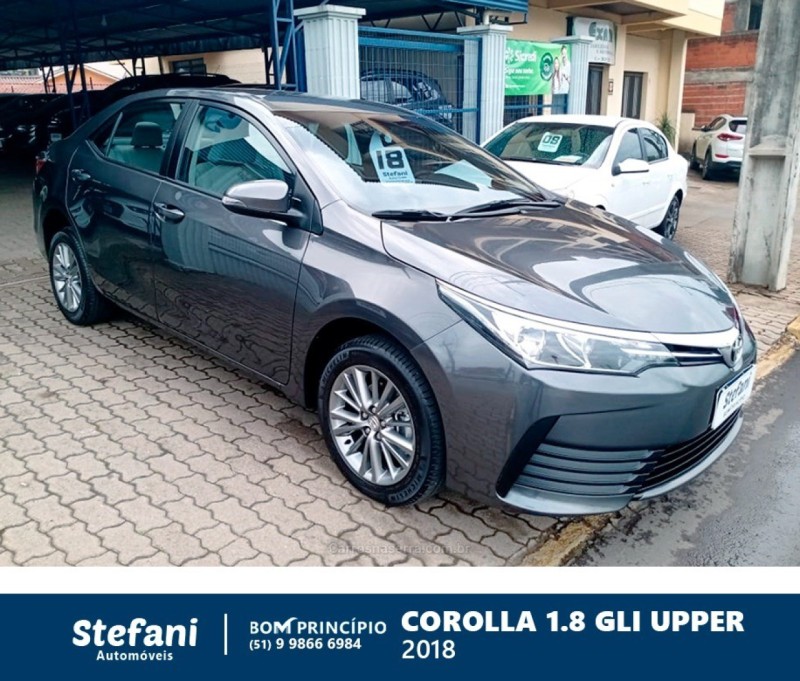 COROLLA 1.8 GLI UPPER 16V FLEX 4P AUTOMÁTICO - 2018 - BOM PRINCíPIO