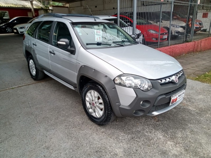 palio 1.8 mpi adventure weekend 16v flex 4p automatizado 2013 caxias do sul