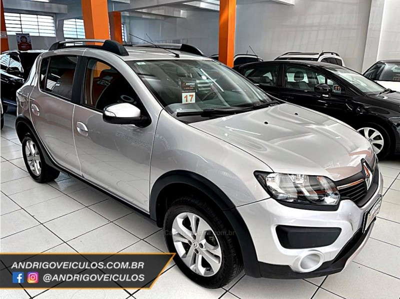 sandero 1.6 stepway 16v flex 4p manual 2017 caxias do sul
