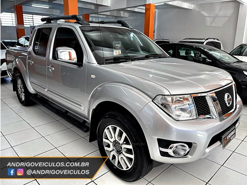 frontier 2.5 sl 4x4 cd turbo eletronic diesel 4p automatico 2014 caxias do sul