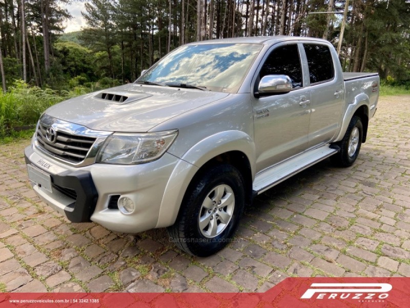 hilux 3.0 srv 4x4 cd 16v turbo intercooler diesel 4p automatico 2013 nova prata