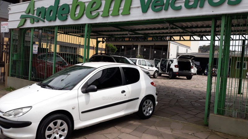 206 1.0 sensation 16v gasolina 2p manual 2005 caxias do sul
