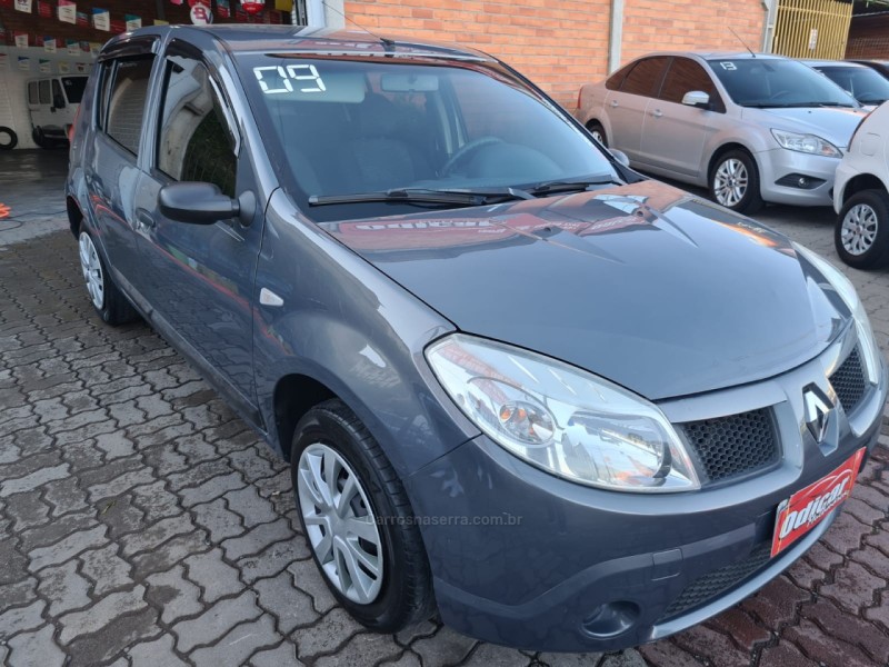 sandero 1.0 expression 16v flex 4p manual 2009 caxias do sul