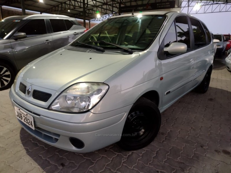scenic 1.6 rt 16v gasolina 4p manual 2001 caxias do sul