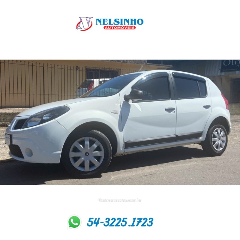 sandero 1.0 authentique 16v flex 4p manual 2011 caxias do sul