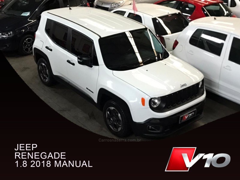 renegade 1.8 16v flex 4p manual 2018 caxias do sul