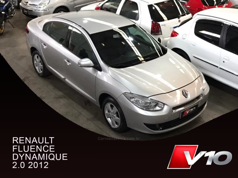 fluence 2.0 dynamique 16v flex 4p automatico 2012 caxias do sul