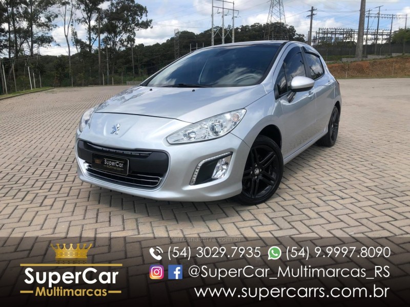 308 1.6 griffe thp 16v gasolina 4p automatico 2014 caxias do sul