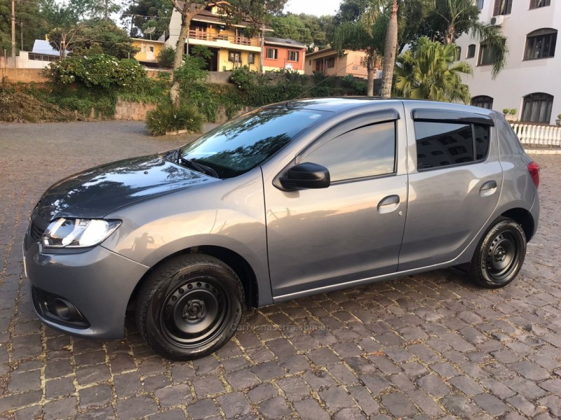 sandero 1.0 authentique 12v flex 4p manual 2018 caxias do sul