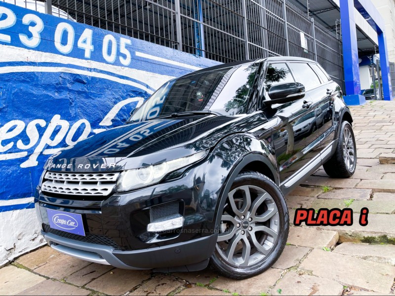 range rover evoque 2.0 prestige 4wd 16v gasolina 4p automatico 2012 caxias do sul