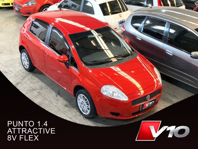 punto 1.4 attractive 8v flex 4p manual 2012 caxias do sul
