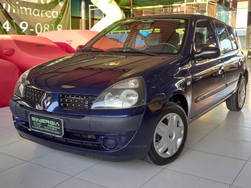 clio 1.0 authentique 16v gasolina 4p manual 2004 caxias do sul