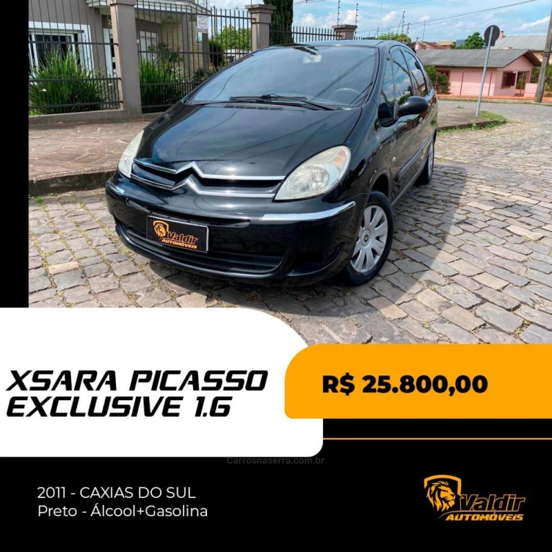 xsara picasso 1.6 i exclusive 16v flex 4p manual 2011 caxias do sul