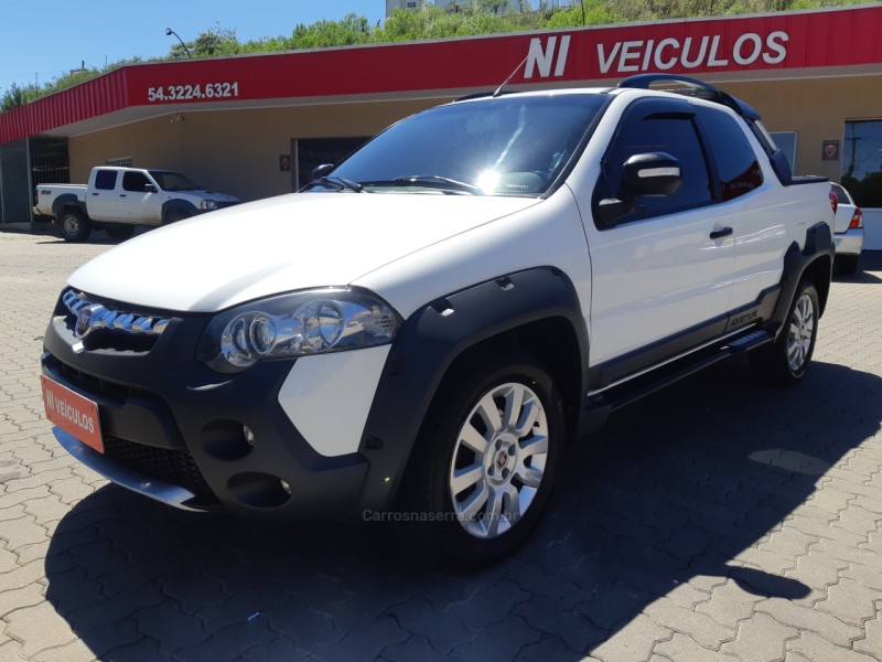 strada 1.8 mpi adventure cd 16v flex 3p automatizado 2016 caxias do sul