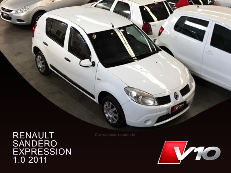 sandero 1.0 expression 16v flex 4p manual 2011 caxias do sul