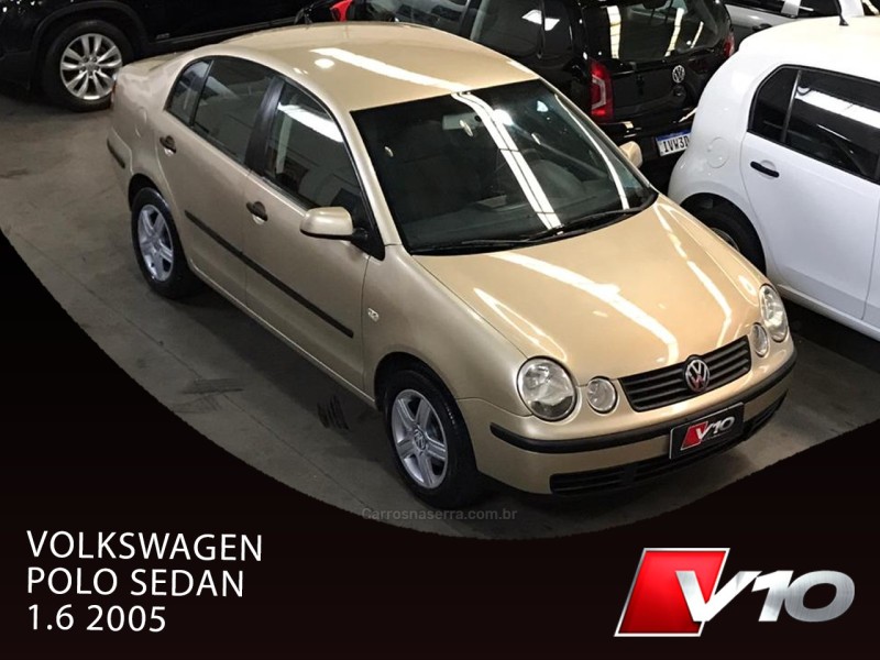 polo sedan 1.6 mi 8v flex 4p manual 2005 caxias do sul