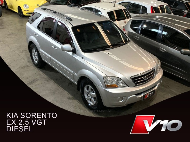 sorento 2.5 ex 4x4 16v turbo intercooler diesel 4p automatico 2009 caxias do sul